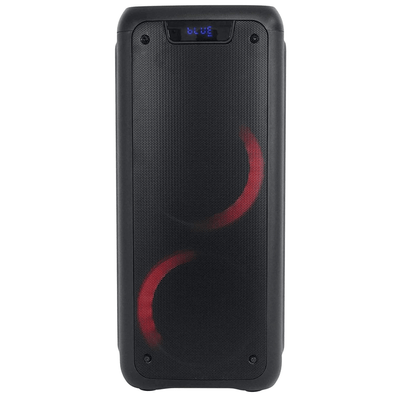 Norcent Dual 6.5" Portable Party Bluetooth Speaker with Flashing LED Lights