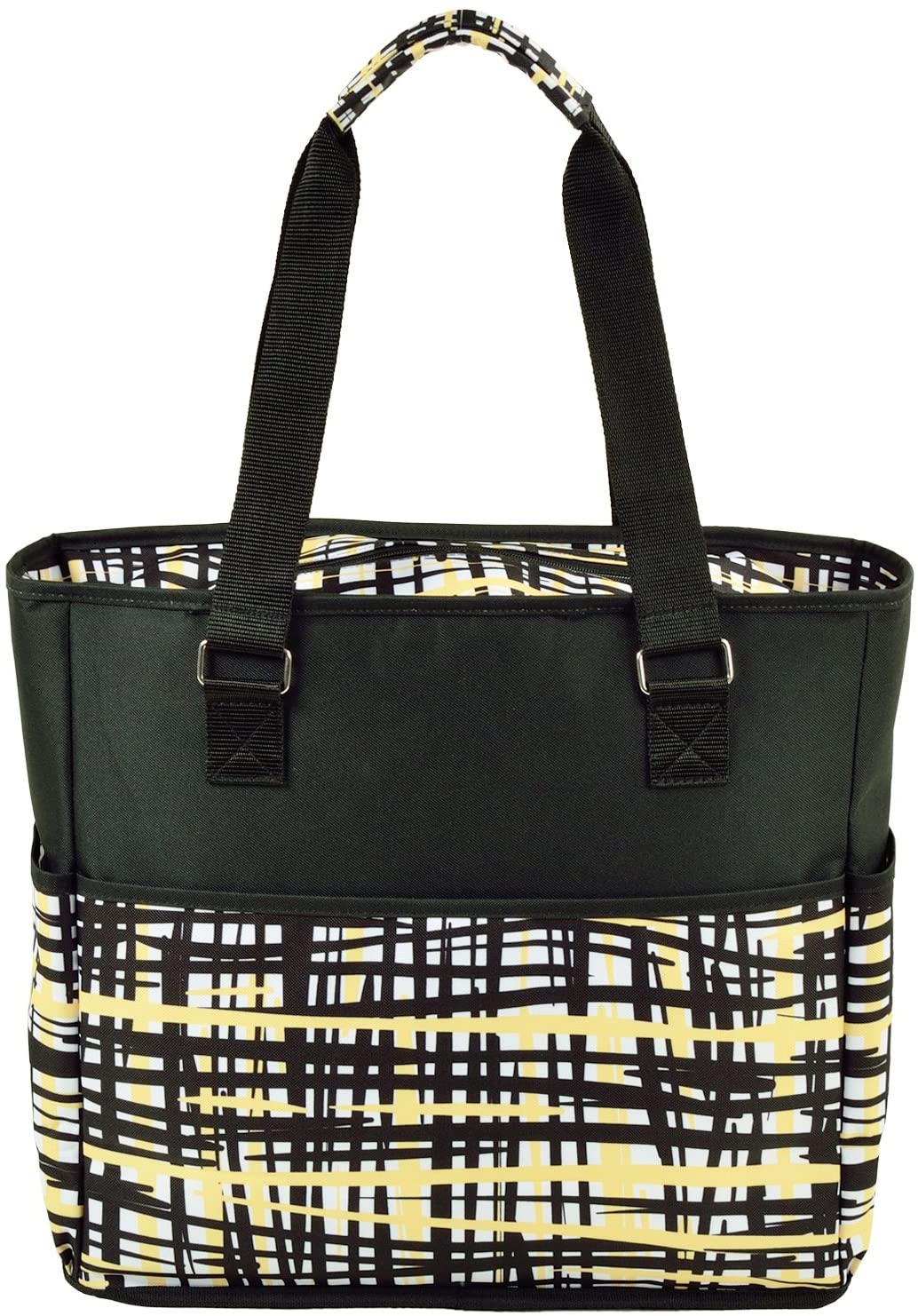 Insulated Tote, Large, Plaid