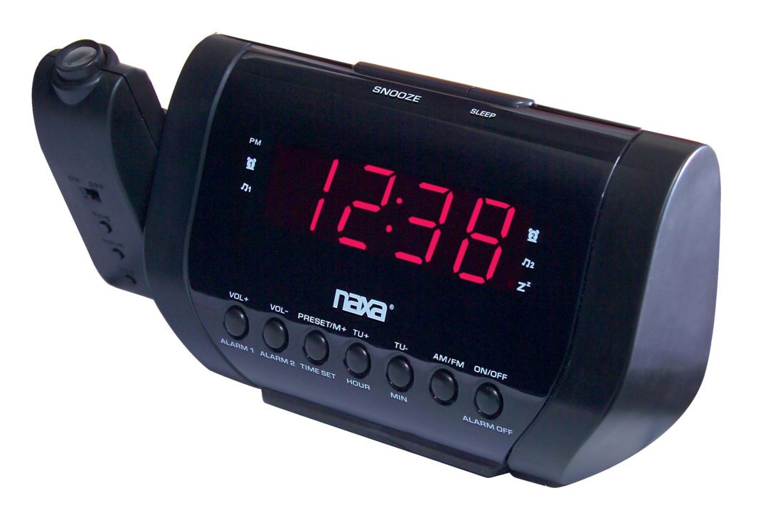 Naxa Projection Dual Alarm Clock (NRC-173)