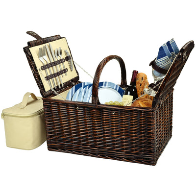 Picnic at Ascot Buckingham Picnic Basket with Service for 4 (714)