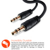 HyperGear 3.5mm Stereo AUX Cable 2ft Black (14029-HYP)