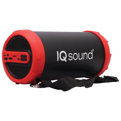 3" Portable Bluetooth Speaker w 10m Range, FM Radio & Heavy Bass (IQ-1606BT)