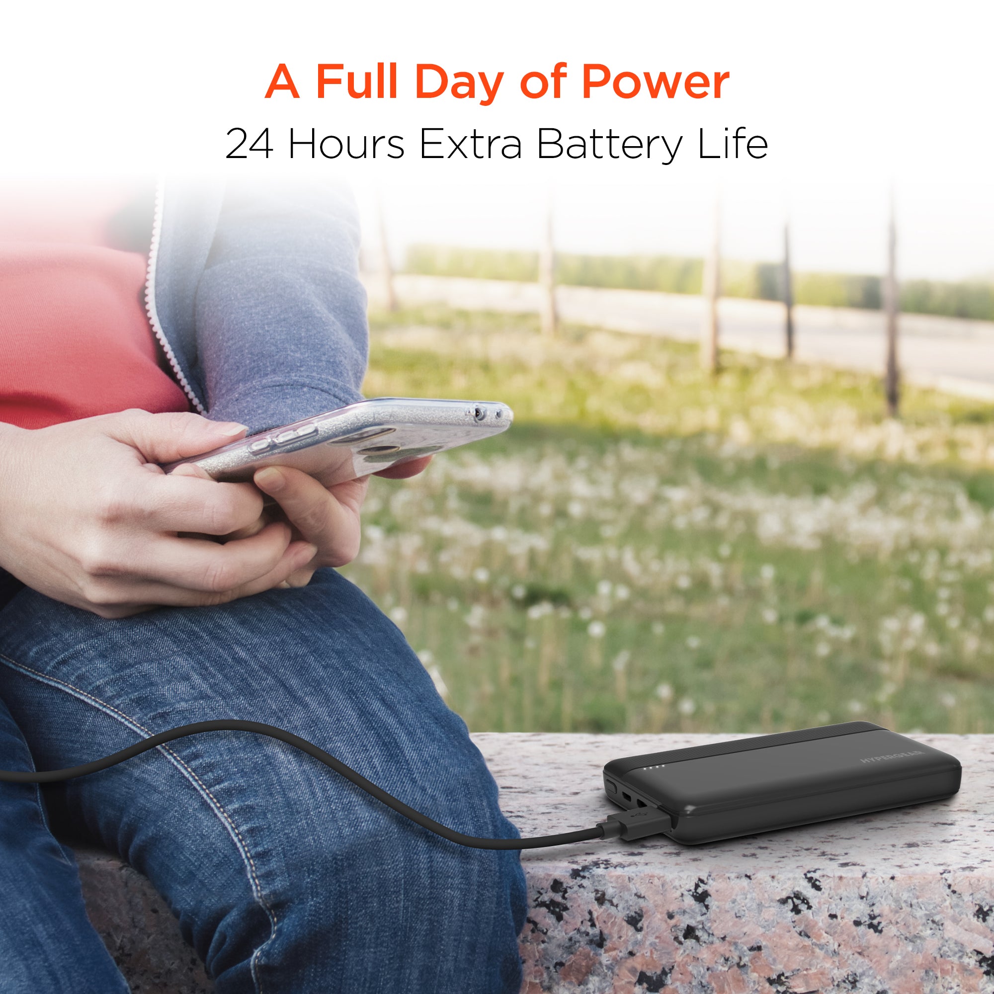 HyperGear 10000mAh 20W PD + USB Power Bank
