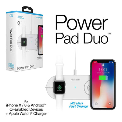 Naztech Power Pad Duo Qi Wireless Fast Charger (14602-HYP)