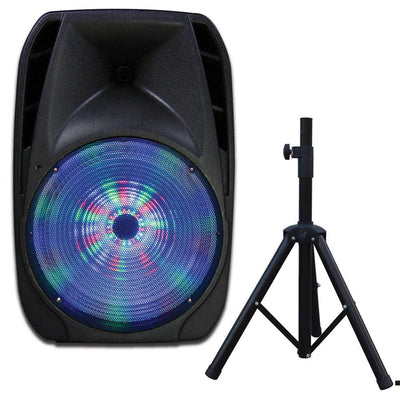 15" Professional Bluetooth Speaker with Tripod Stand (IQ-4415DJBT)