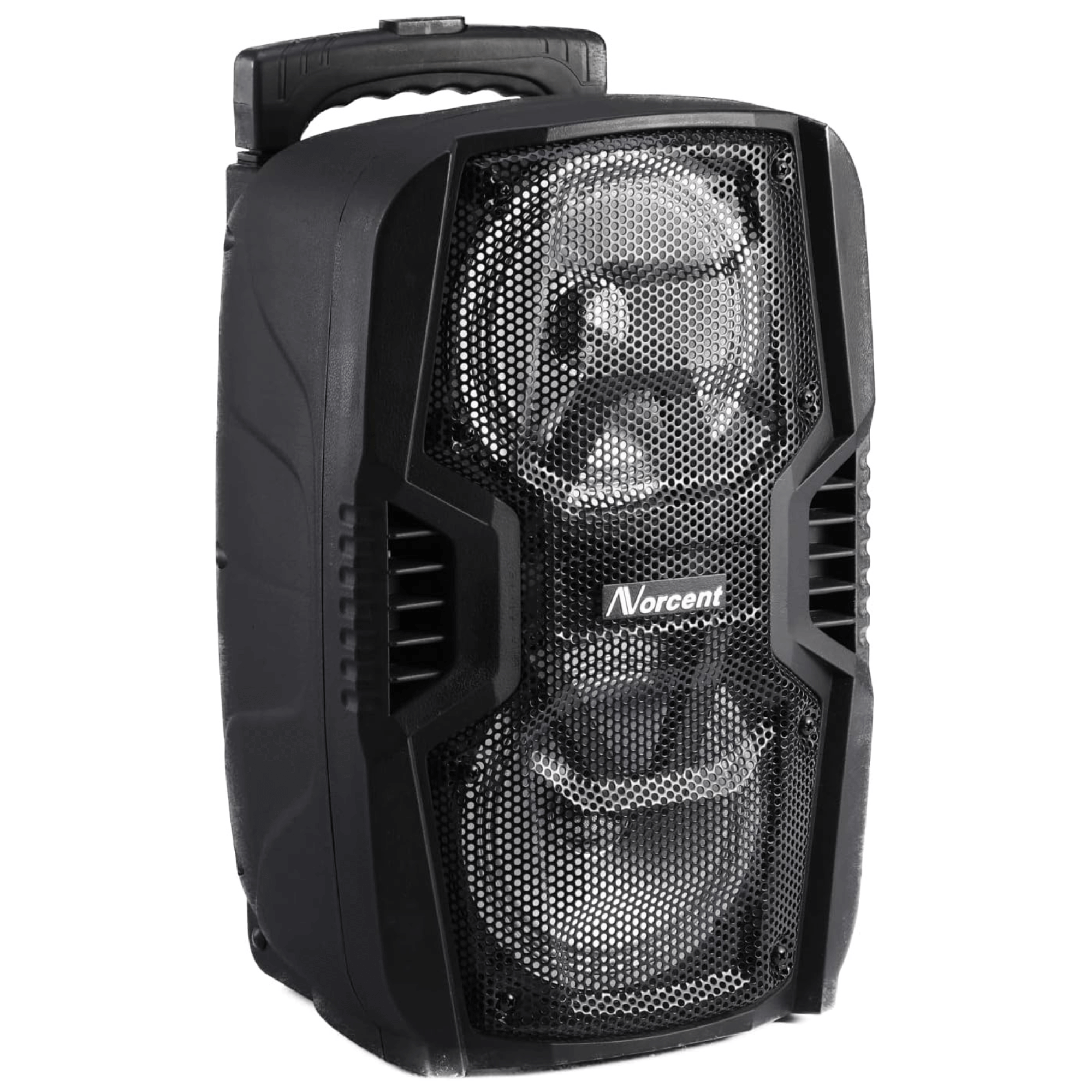 Norcent Dual 6" Tailgate Bluetooth Speaker with Multi-Colored LED Light System