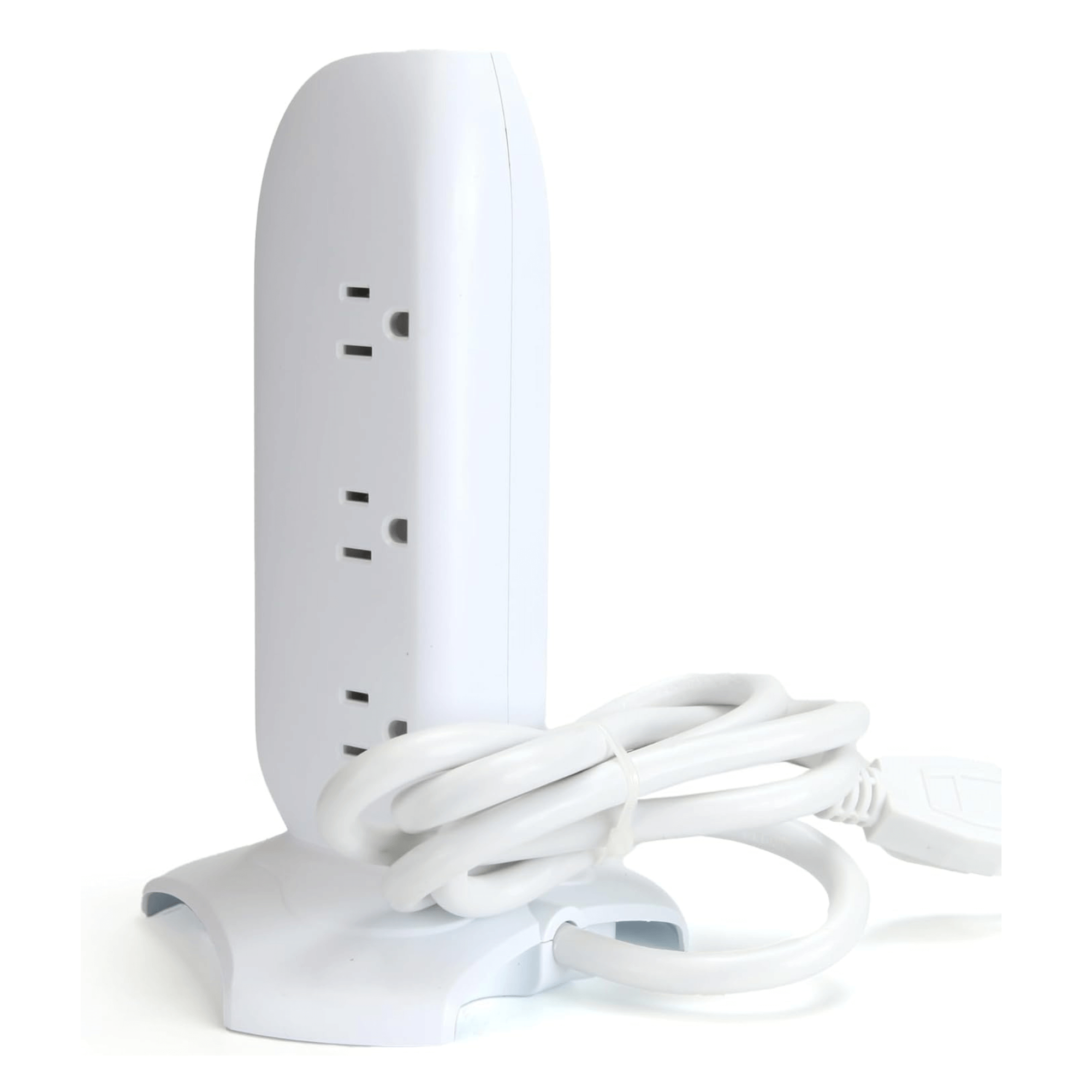 Emerson 5-Outlet + USB Charging Tower with Surge Protection and On/ Off Switch