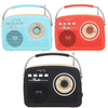 Supersonic Multi-Function Bluetooth Retro Speaker with Rechargeable Battery