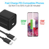 Naztech 30W PD Wall Charger + USB-C to USB-C Cable 4ft Black (15392-HYP)