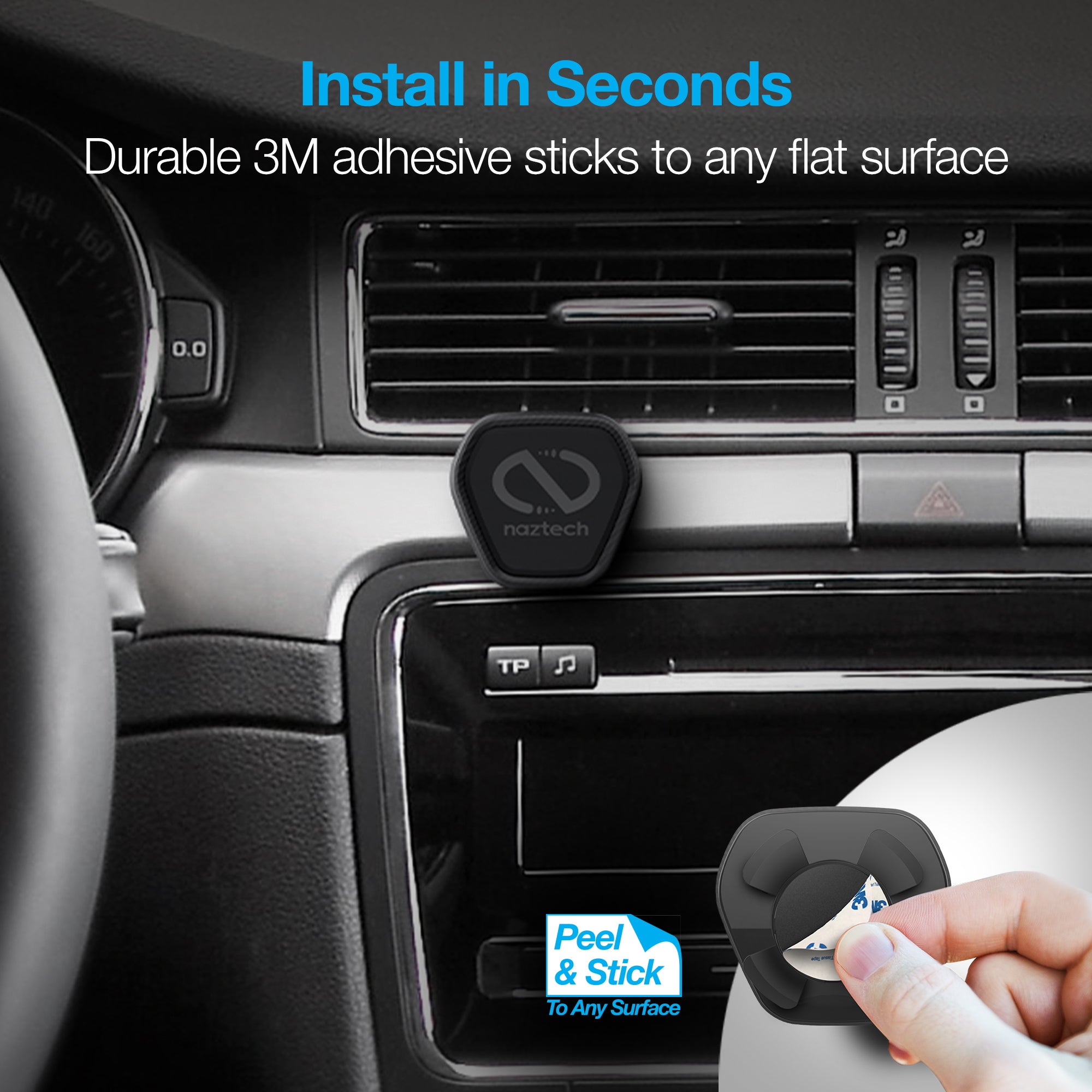 Naztech MagBuddy Elite Anywhere Mount - Hands-Free and Shock Proof