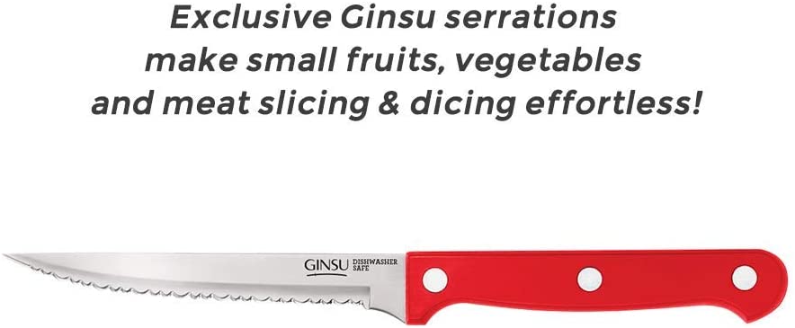 Ginsu Kiso Dishwasher Safe 6-Piece Steak Knife Set - Jupiter Gear Home