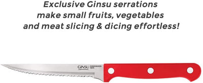 Ginsu Kiso Dishwasher Safe 6-Piece Steak Knife Set