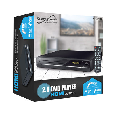 2.0 Channel DVD Player with HDMI Output (SC-20H)