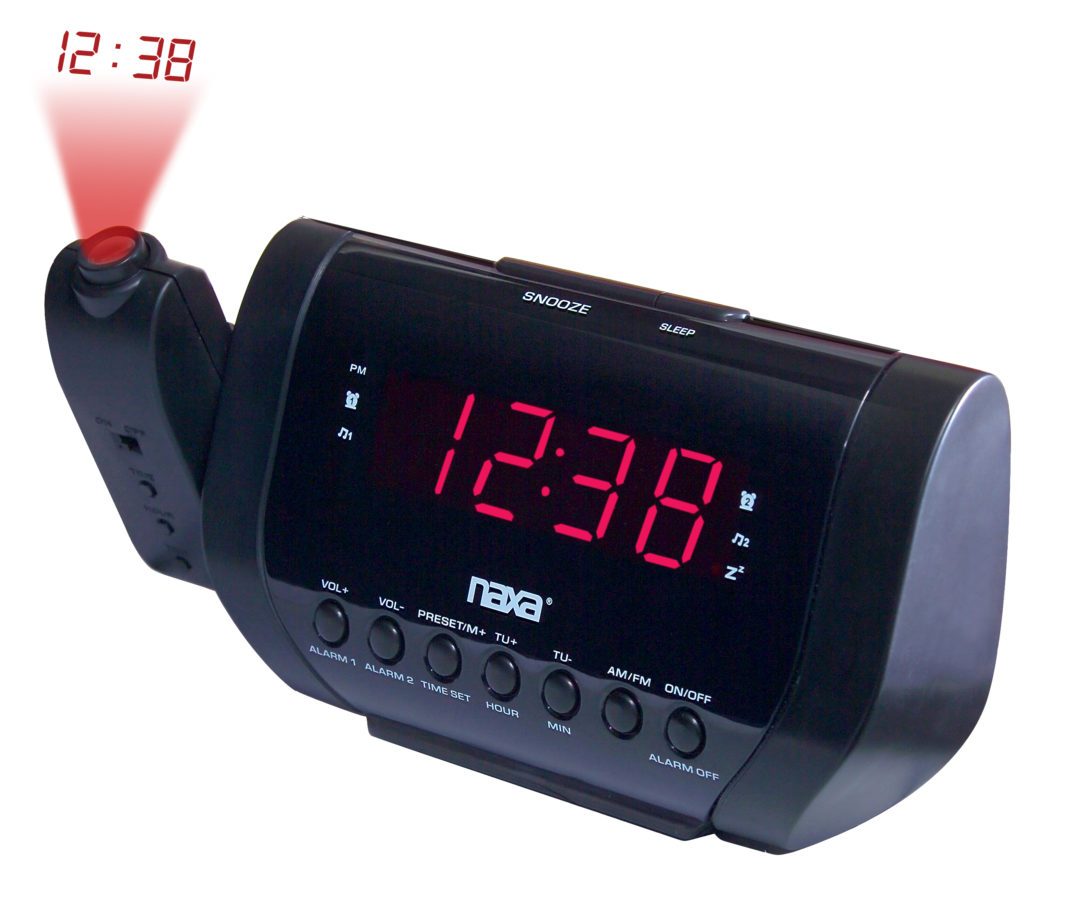 Naxa Projection Dual Alarm Clock (NRC-173)