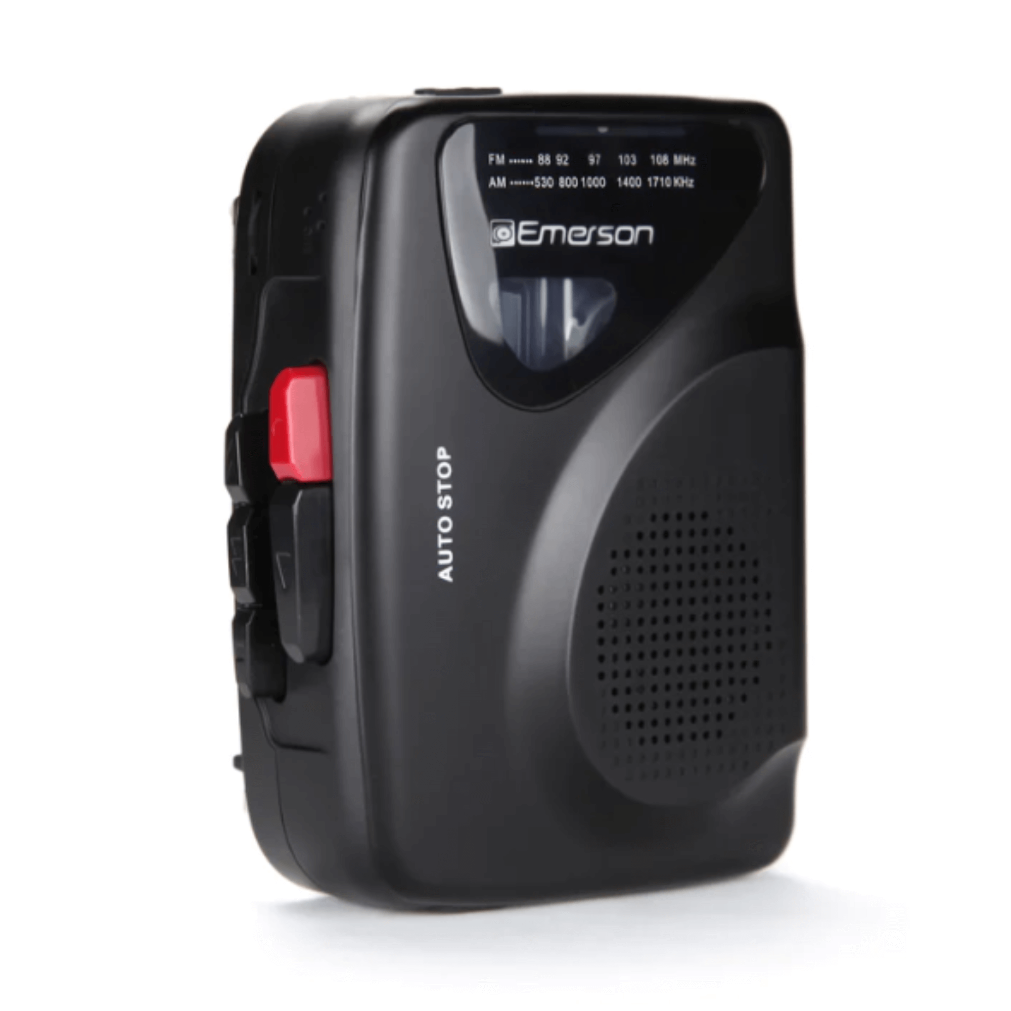 Emerson Portable Cassette Player & Recorder w AMFM Radio and Built-In Speaker