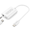 Naztech MFI Lightning to 3.5mm Audio + Charging Adapter White (14596-HYP)