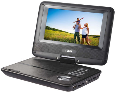 7" TFT LCD Swivel Screen Portable DVD Player with USB, SD & MMC Inputs (NPD-703)