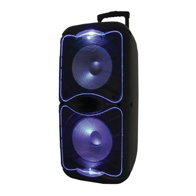 2 x 12" Portable Bluetooth Speaker with True Wireless Technology (IQ-4522DJBT)