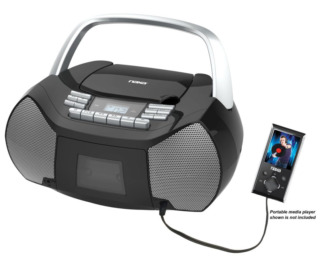 Naxa Portable CD & Cassette Boombox (NPB-268)