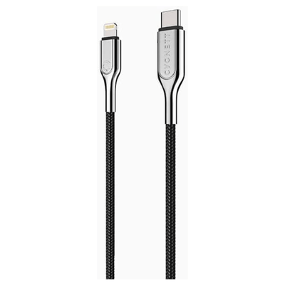 Cygnett Armoured Lightning to USB-C Braided Charging Cable 1M w Durable Design