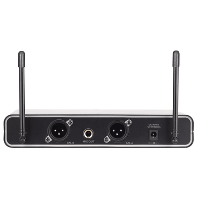 Supersonic UHF Dual Channel Selectable Frequencies Professional Wireless Microphone