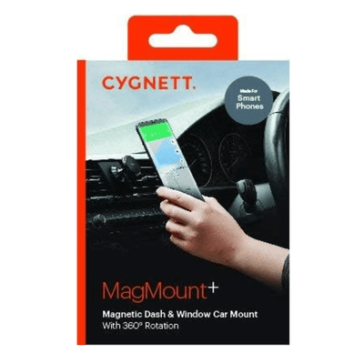 Cygnett MagMount Magnetic Dash and Window Mount Compact w Premium Metal Finish