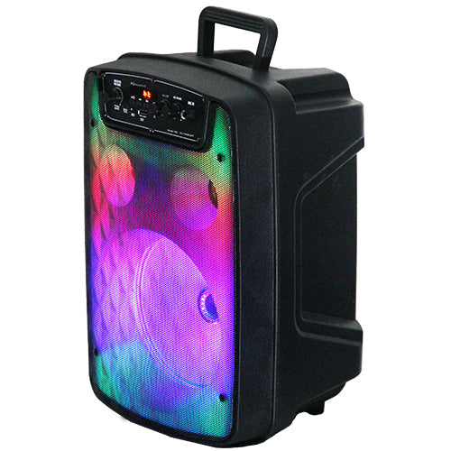 Supersonic 8" Bluetooth Speaker FIRE BOX with TWS & LED Color Lights to Beat (IQ-7008DJBT)