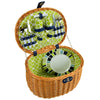 Picnic at Ascot Ramble Lined Picnic Basket with Service for 2 (715-TG)