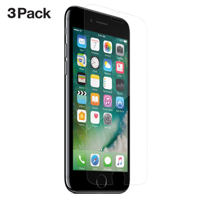 HyperGear Premium 3PK Tempered Glass iPhone 6, 6s, 7 & 8 Clear (14306-HYP)