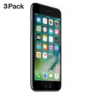 HyperGear Premium 3PK Tempered Glass iPhone 6, 6s, 7 & 8 Plus Clear (14307-HYP)