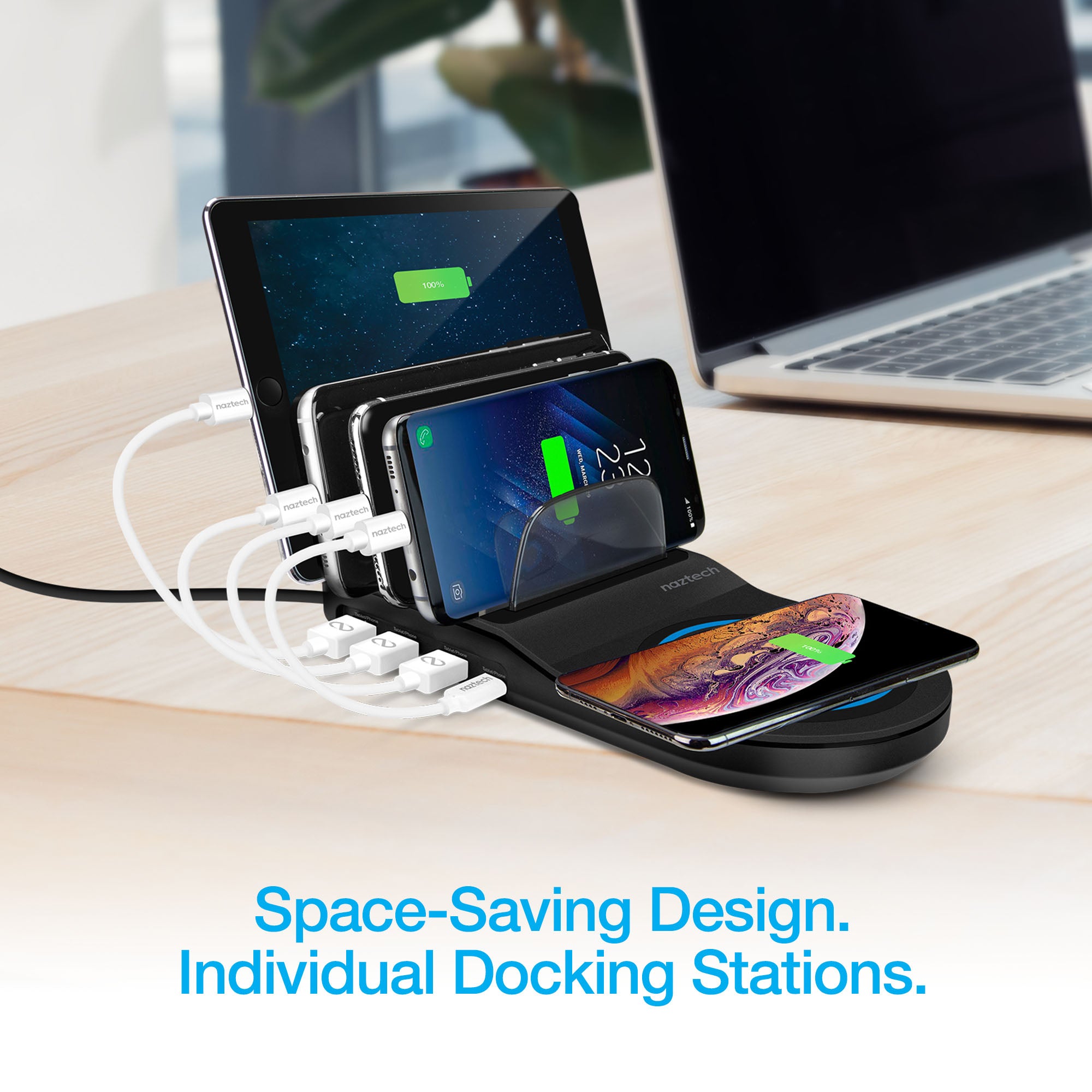 Naztech Wireless Power Hub 5 Black (14573-HYP)