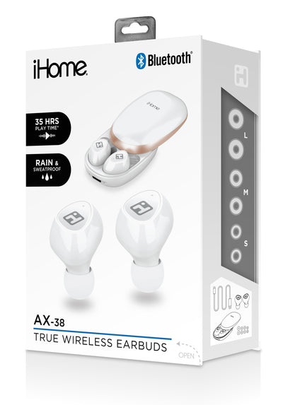 AX-38 TWS Bluetooth Earbuds with One-Touch Slide Case (BE-110)