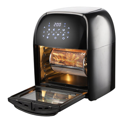 National 3-In-1 12 Qt Air Fryer - Dehydrator - Rotisserie Oven (NA-3004AFR)