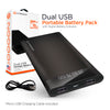 HyperGear Dual USB Portable Battery Pack with Digital Battery Indicator (20000mAh) (14045-HYP)