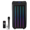 2 x 6.5" Sound Traveler Portable Backpack Speaker w TWS, LED Lights (IQ-8265BT)