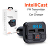 HyperGear IntelliCast FM Transmitter + Car Charger Black (13916-HYP)