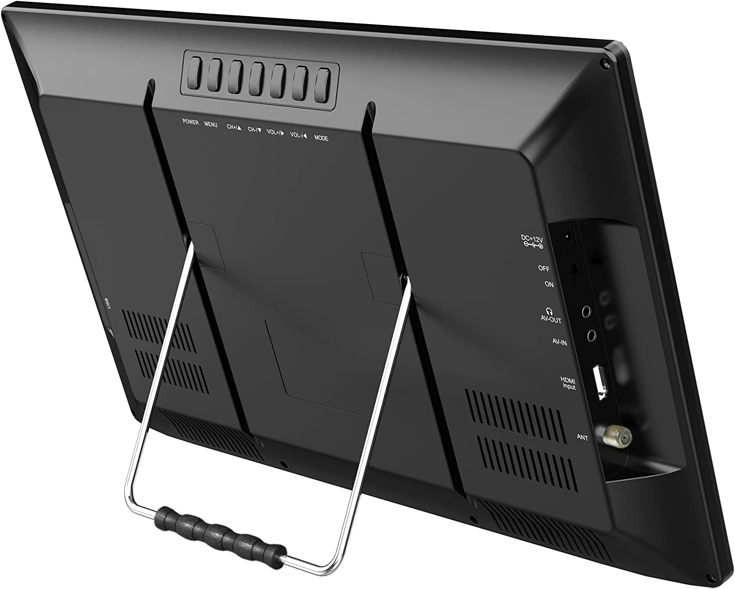 Naxa Portable 16" TV & Digital Multimedia Player with Built-in Rechargeable Lithium Battery & DC Car Cord (NT-1600)