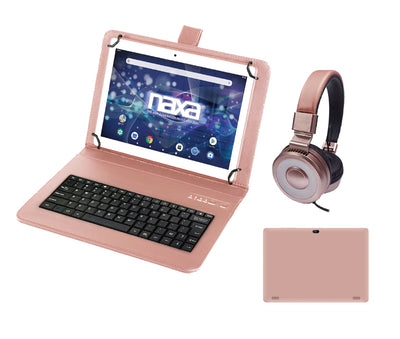 10.1” Tablet with Bluetooth® Keyboard, Case & Headphone (NID-1055)