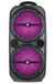 Portable Dual 8” Wireless Party Speakers with Disco Lights (NDS-8502)