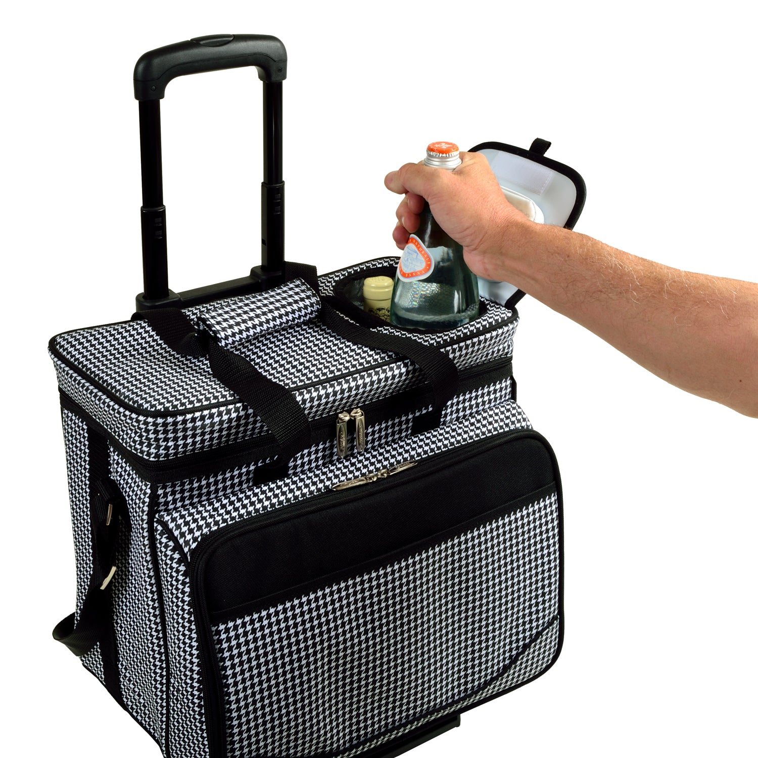 Picnic at Ascot Original Insulated Picnic Cooler with Service for on  Wheels-Designed ＆ Assembled in the USA（並行輸入品）