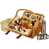 Picnic at Ascot Sussex Picnic Basket with Service for 2 & Coffee (709C)