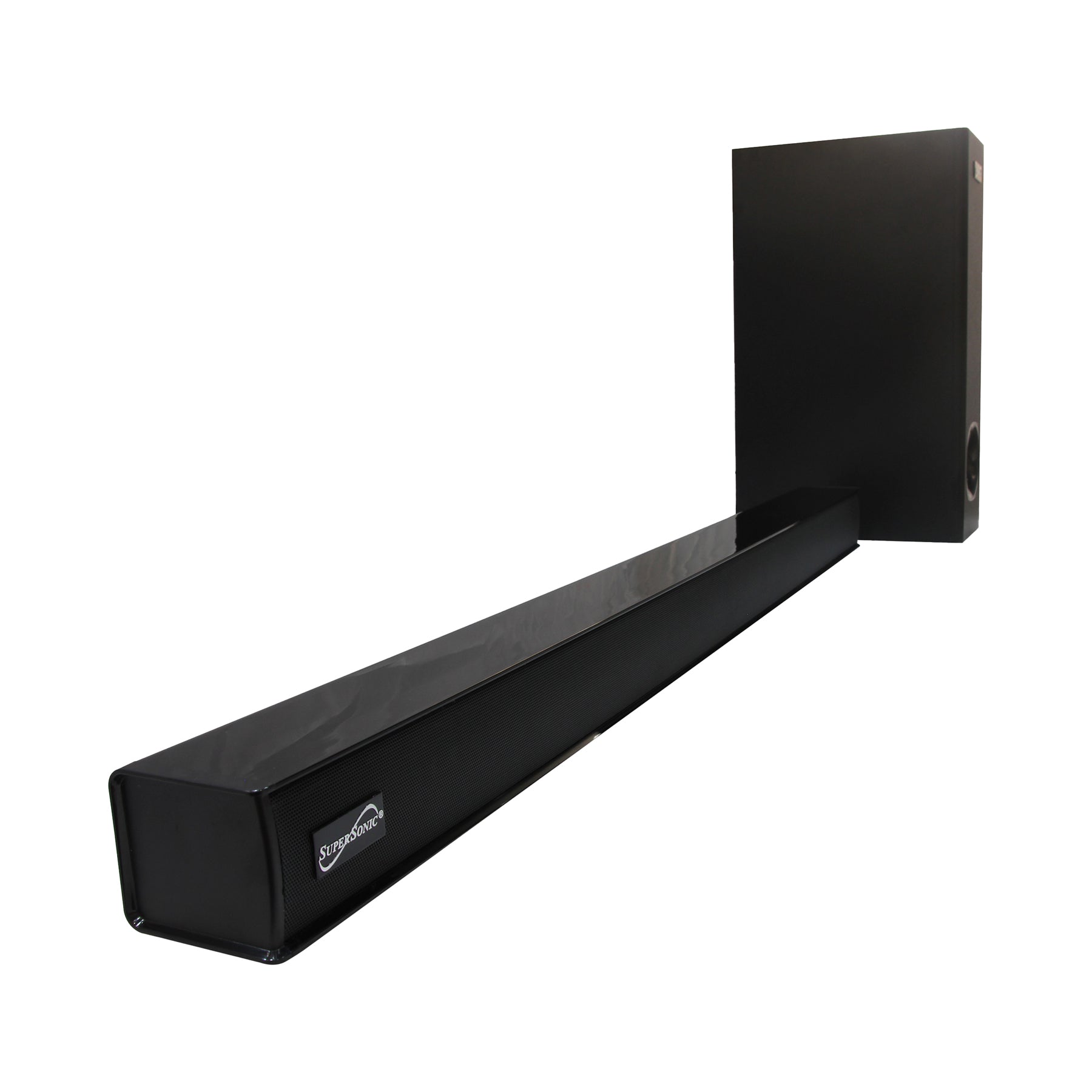 Supersonic 35" Optical Bluetooth Soundbar and Subwoofer with Large LED Display (SC-1422SBW)