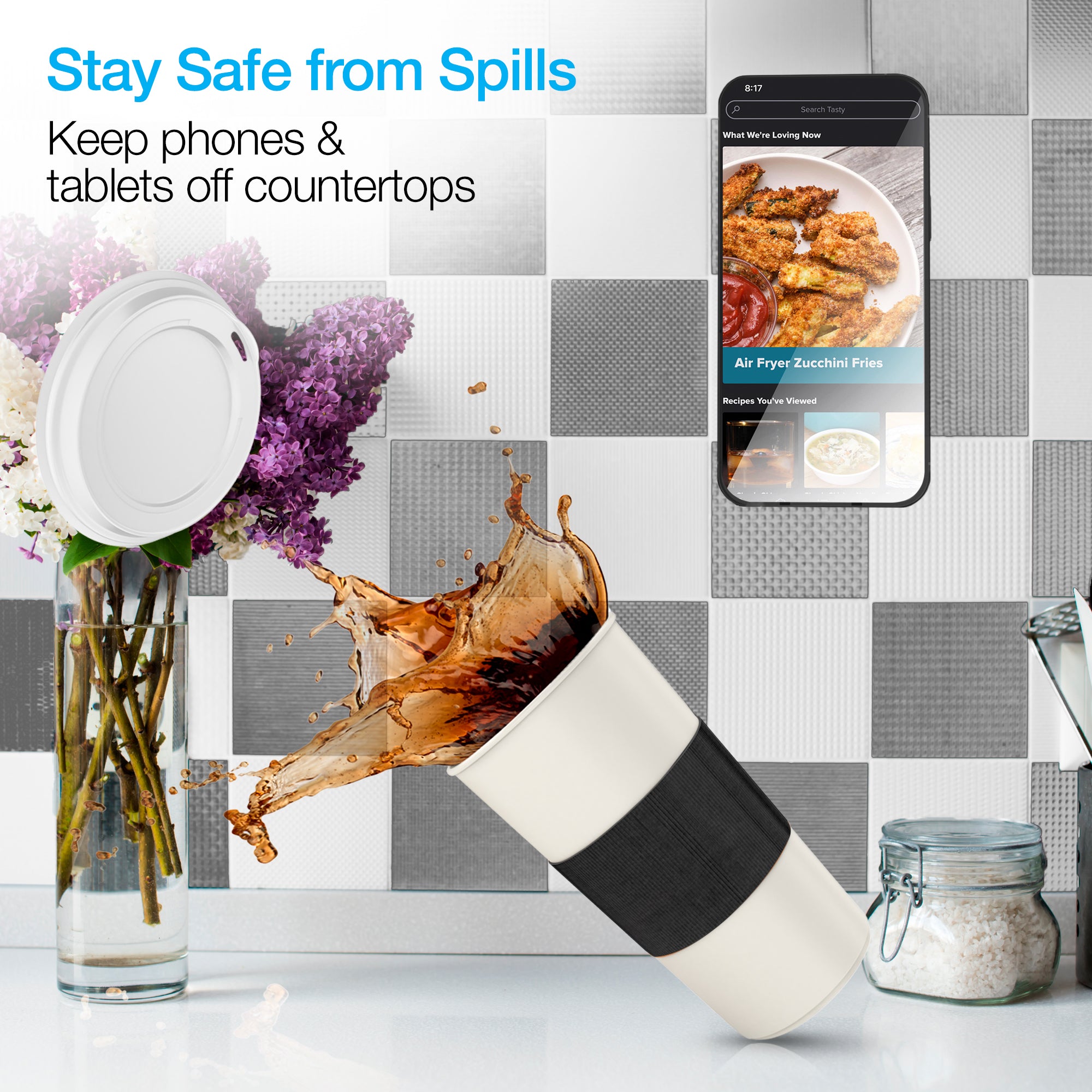 Naztech MagBuddy Elite Anywhere Mount - Hands-Free and Shock Proof