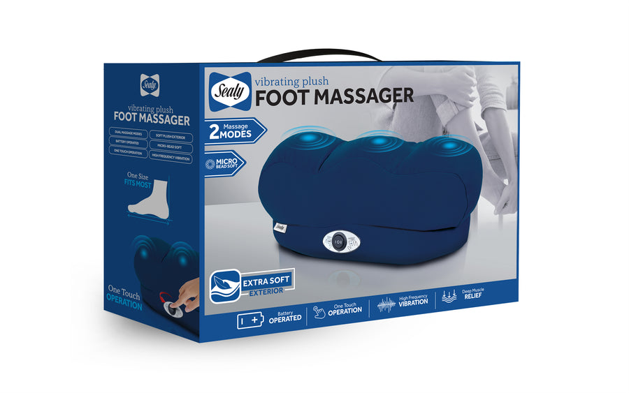 Sealy Vibrating Micro-Bead Foot Massager Pillow (MA-140)