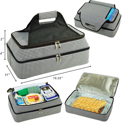 Picnic at Ascot Two-Layer Hot & Cold Thermal Food and Casserole Carrier (550)