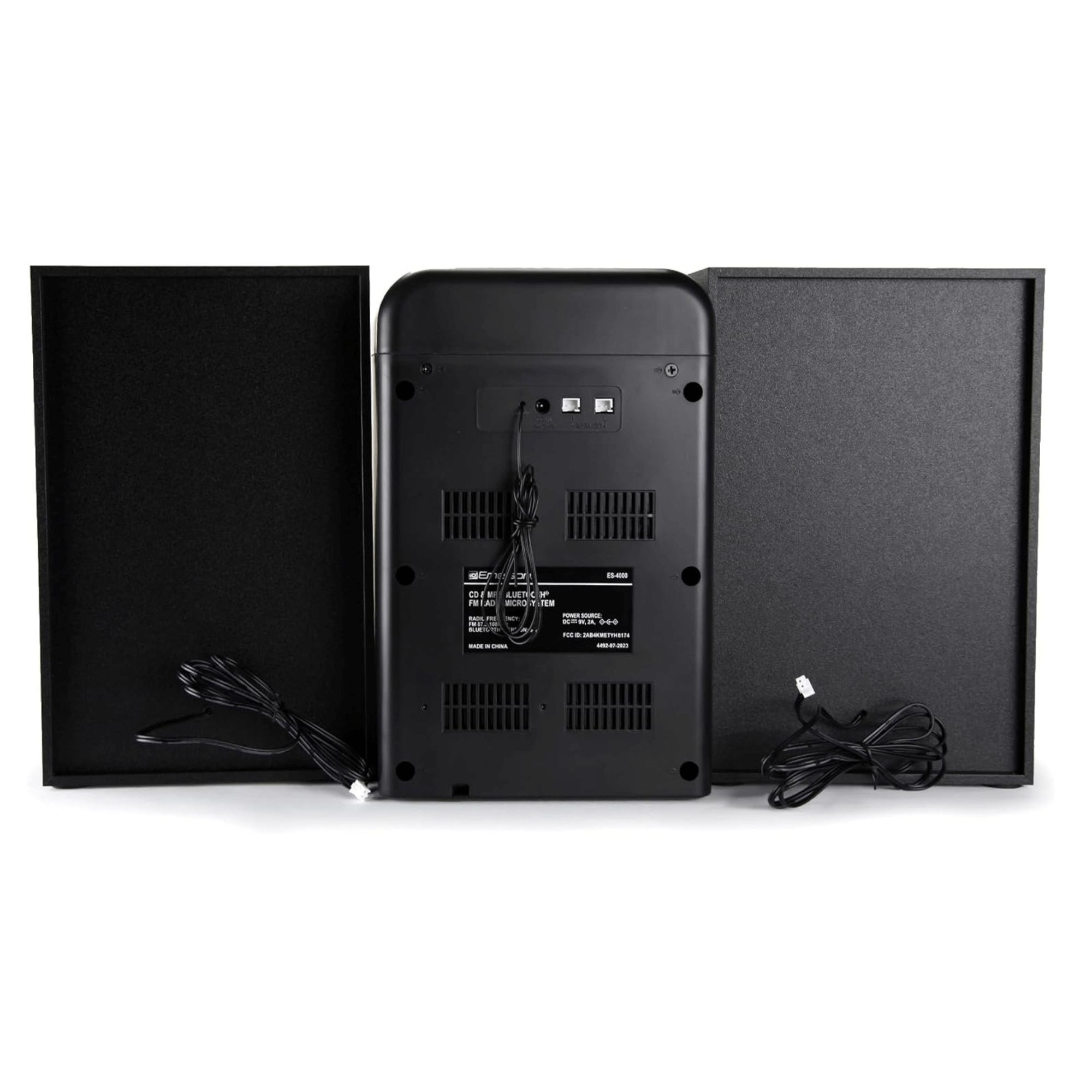 Emerson CD & MP3 Bluetooth FM Radio Microsystem w Aux Jack and Streaming Options