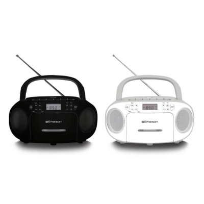 Emerson Portable CD/Cassette Boombox with AM/FM Radio