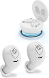 XT-59 Water-Resistant Wireless Bluetooth Earbuds with Round Charging Case (BE-200)