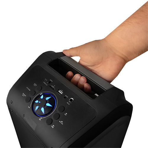 Supersonic 2 x 6.5" Sound Traveler Portable Backpack Speaker w TWS, LED Lights (IQ-8265BT)