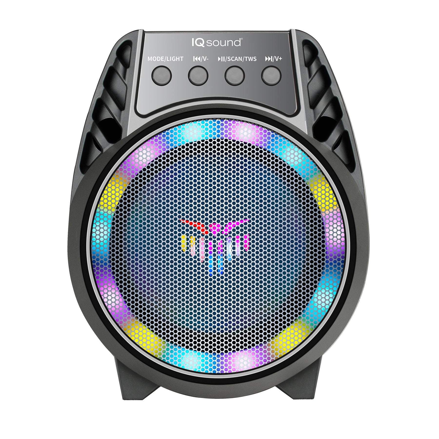 Supersonic 4" Bluetooth TWS Party Speaker w LED Lights & Multi-Connectivity (IQ-1804BT)